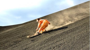 volcano-surfing