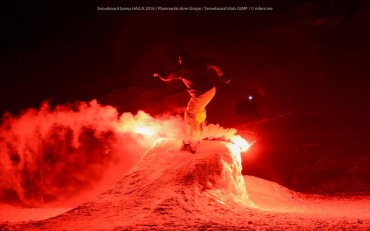 Snowboard kamp Hajla 2016 night foto Ilija Peric