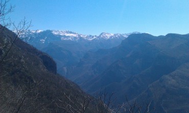 Pogled na Albaniju iz kanjona Cijevne