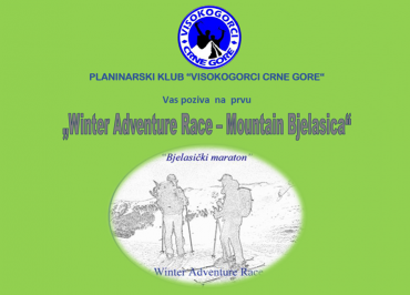 Winter Adventure Race Bjelasica - CROP