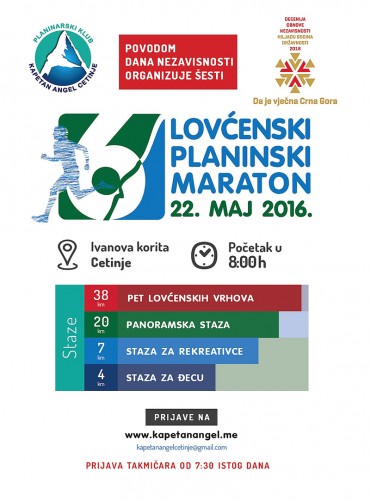 Lovcenski maraton 2016