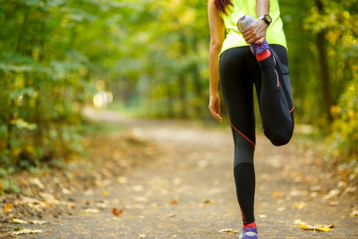 bigstock Young woman exercising and str 103002680