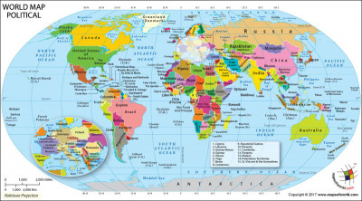 world political map